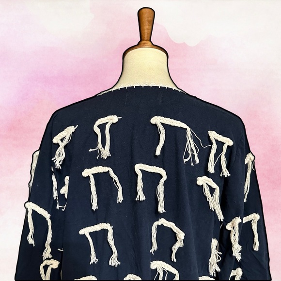 🌈 Amazing Free People Sashiko kimono - Picture 4 of 8